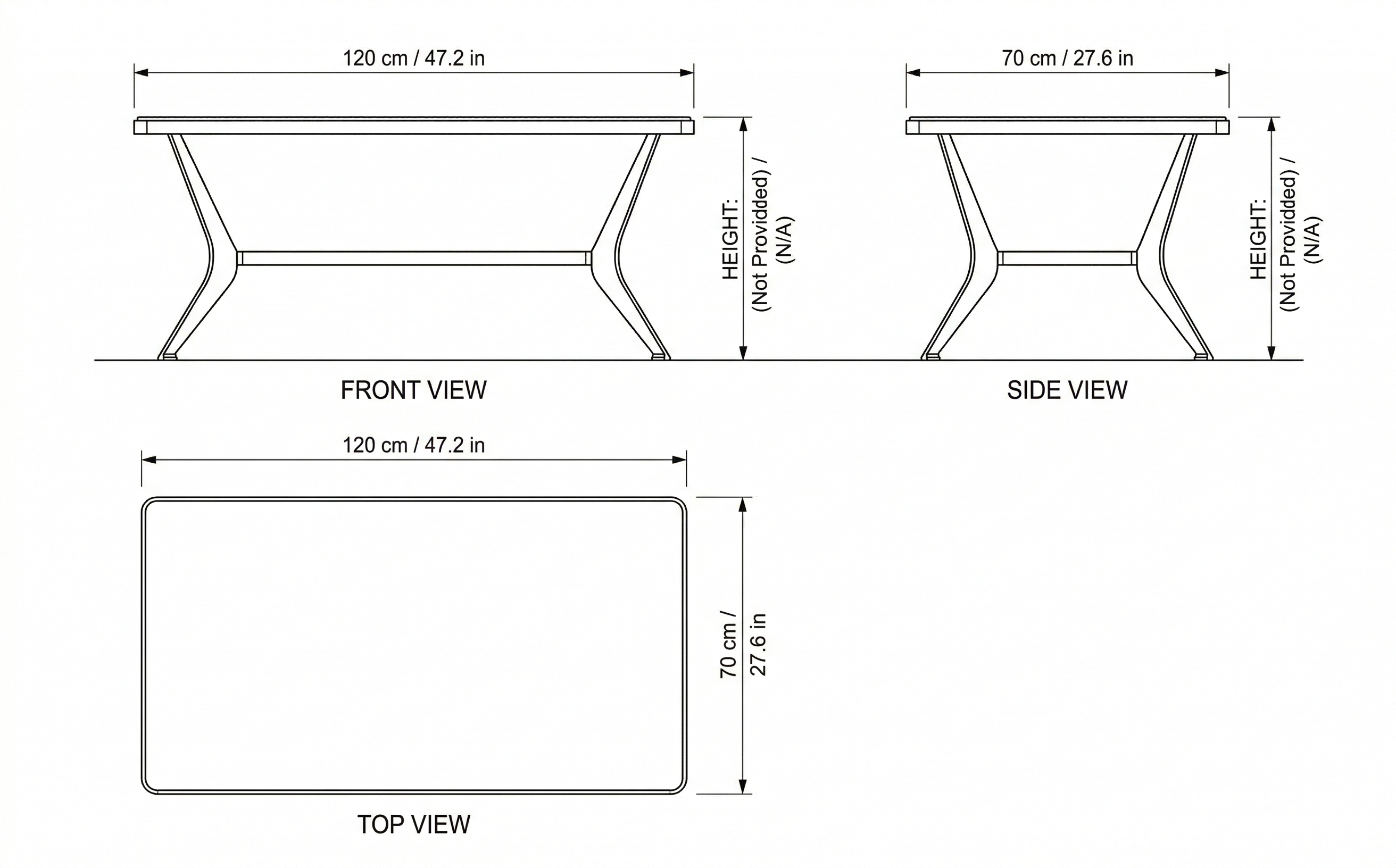 Norcross Coffee Table dimensions