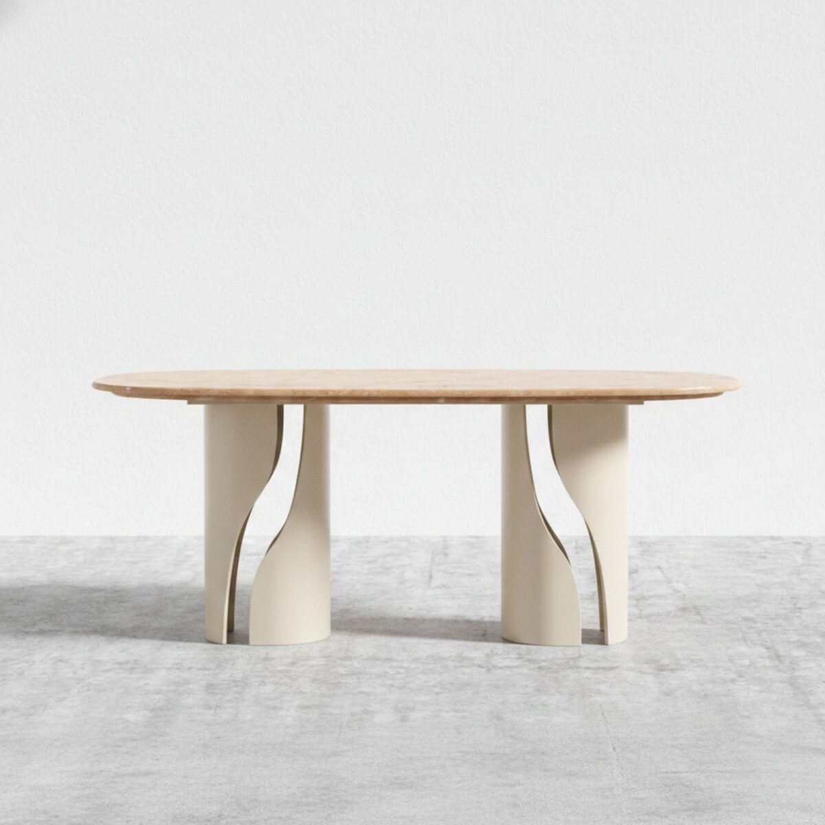 Travertine Marble Dining Table