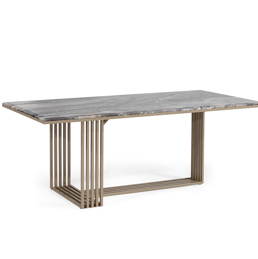 Crimson Marble Dining Table