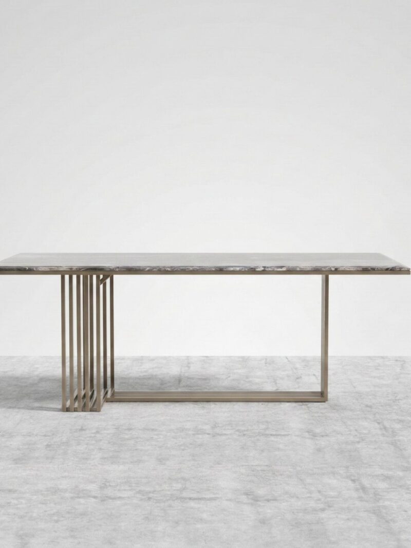 Crimson Marble Dining Table