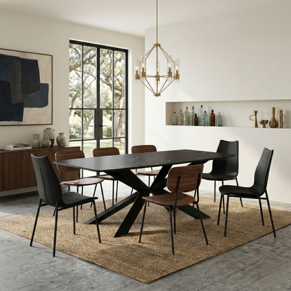 Laurel Marble Dining Table