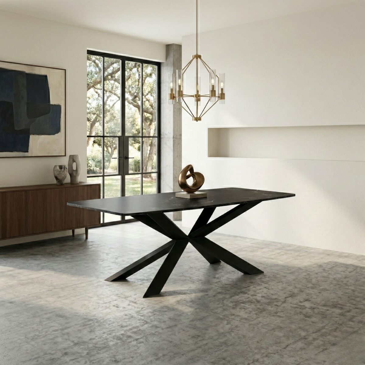 Laurel Marble Dining Table