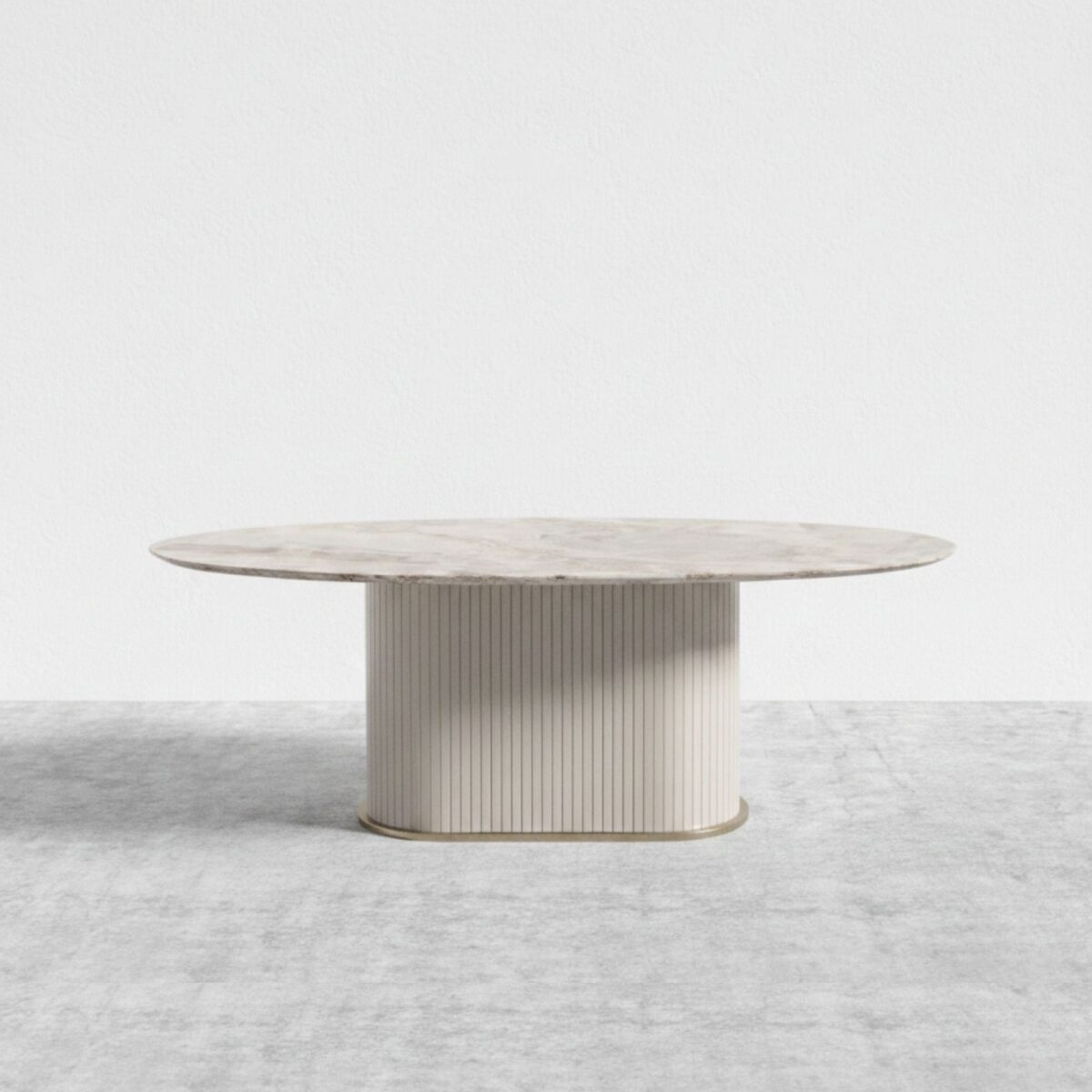Blush Ellipse Dining Table