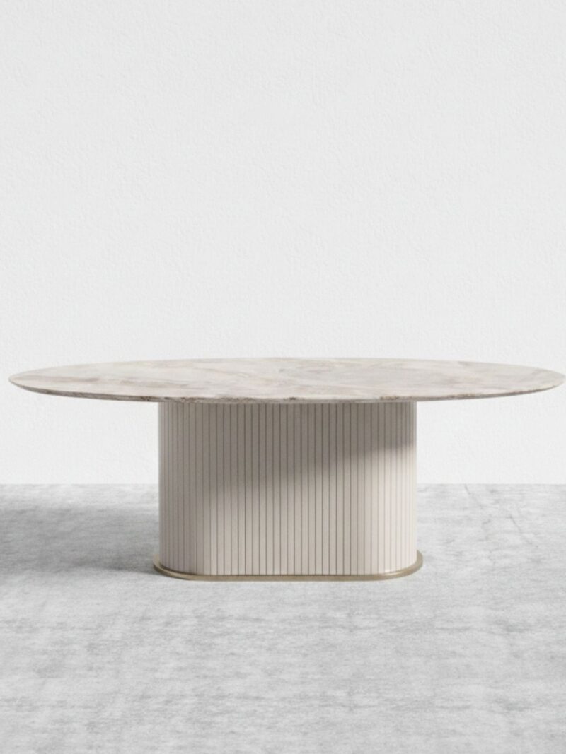 Blush Ellipse Dining Table