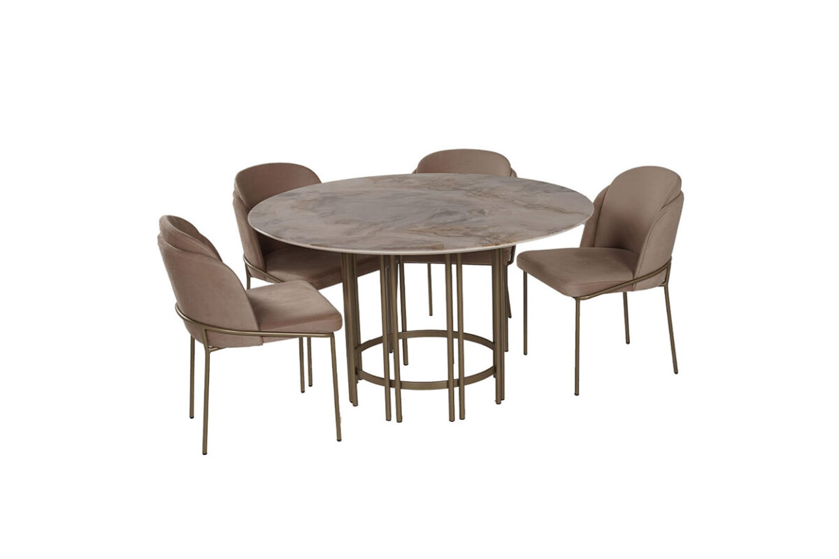 Blush Round Dining Table