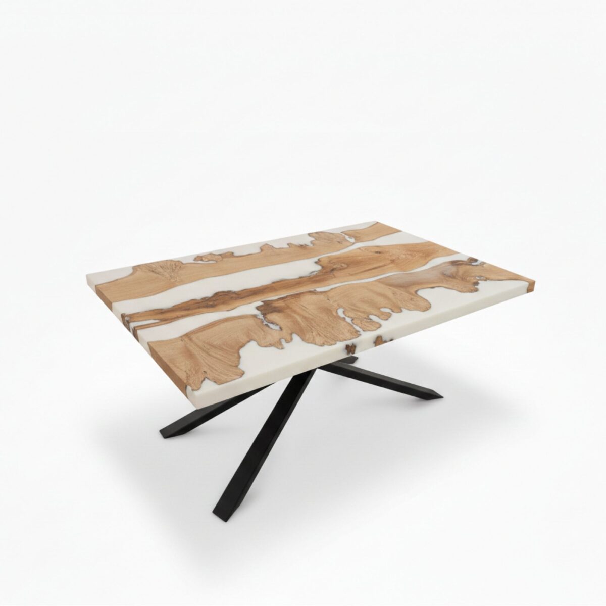 Alpine Frost Epoxy Dining Table