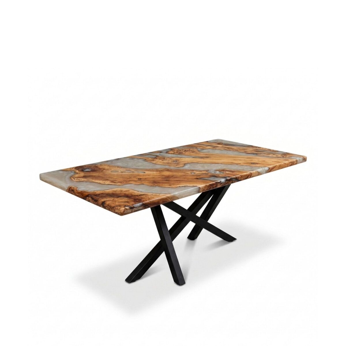 Amber Flow Epoxy Table