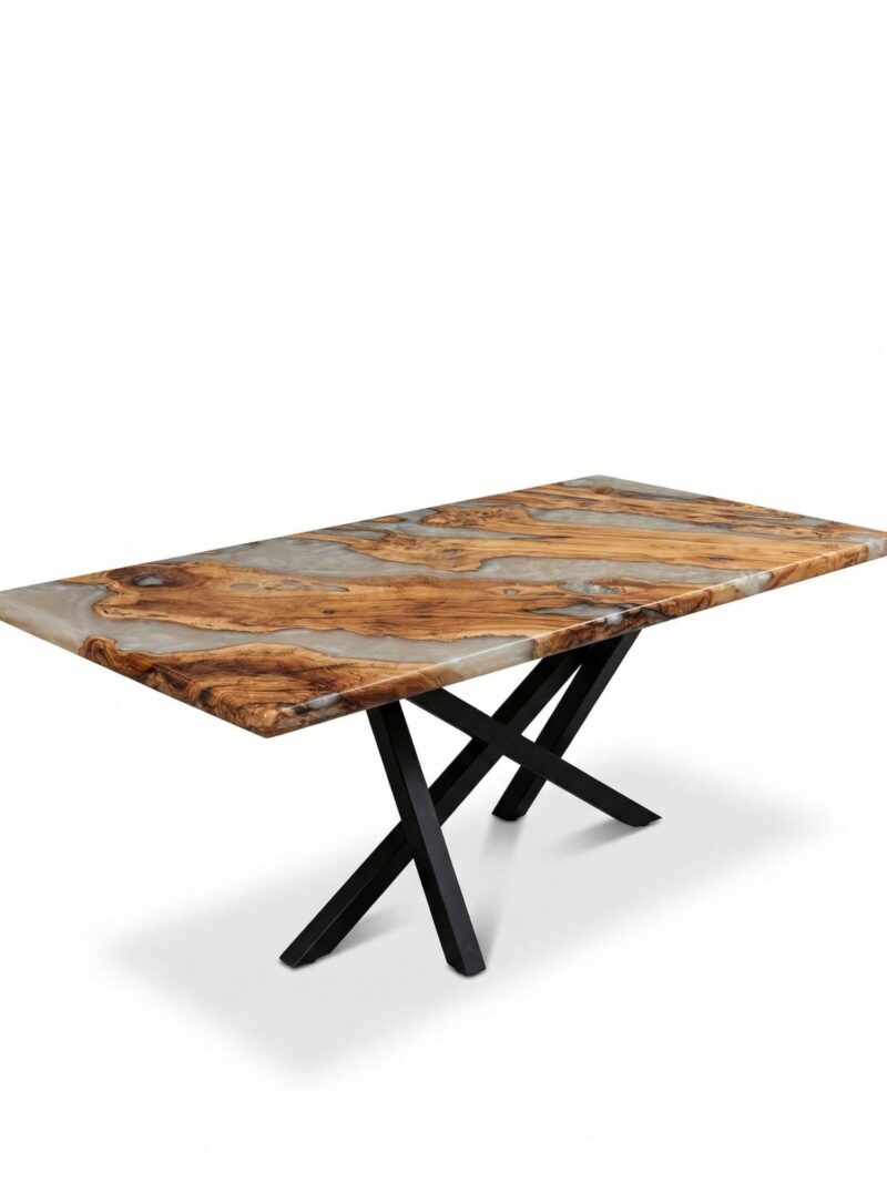 Amber Flow Epoxy Table