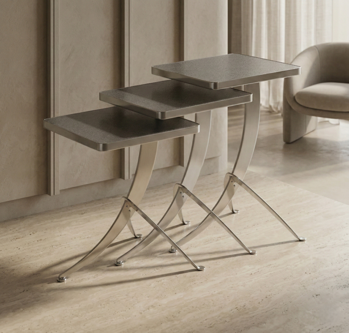 Palmetto Nesting Side Tables
