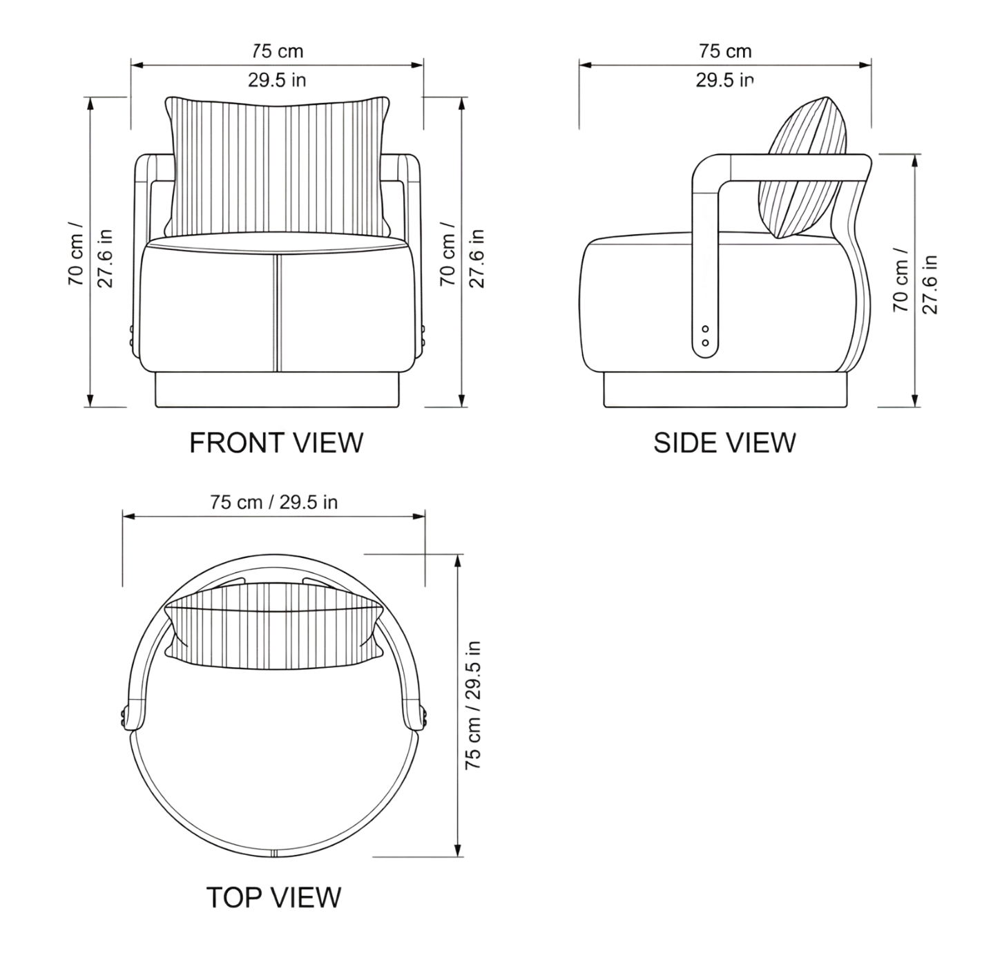 Augusta Pet Friendly Sofa dimensions