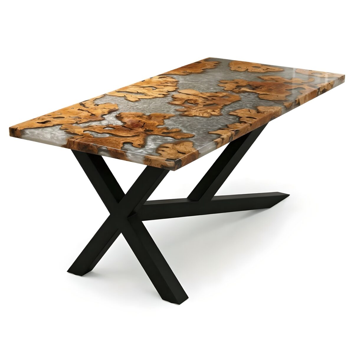 Immortal Olive Epoxy Table