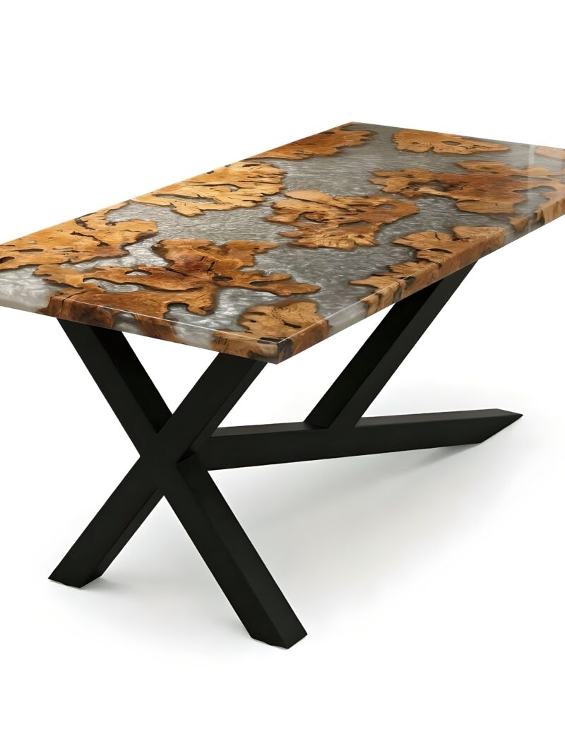 Immortal Olive Epoxy Table