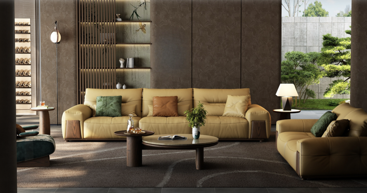 Signature Leather Sofa