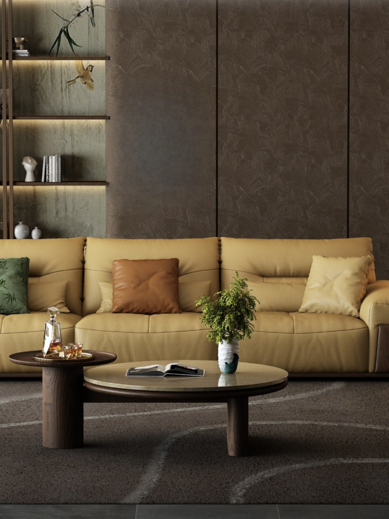 Signature Leather Sofa